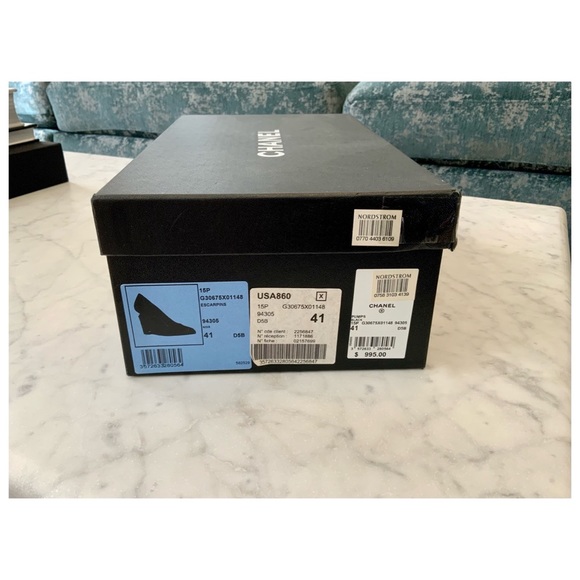 Authentic CHANEL Pearl Wedge. Size 10 - Picture 11 of 11